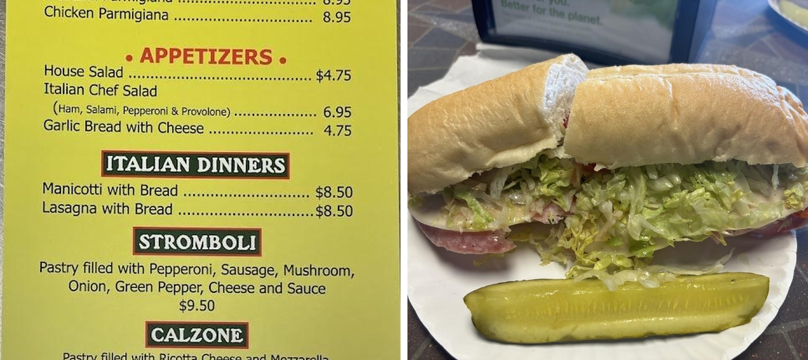 Bella Pizza & Subs Menu