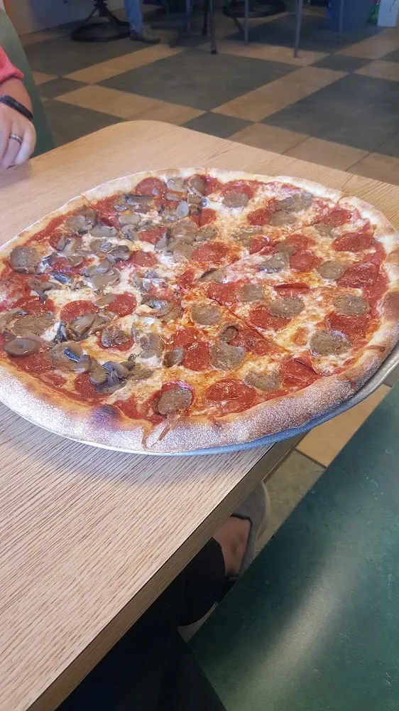 Pepperoni and Meatball Pizza