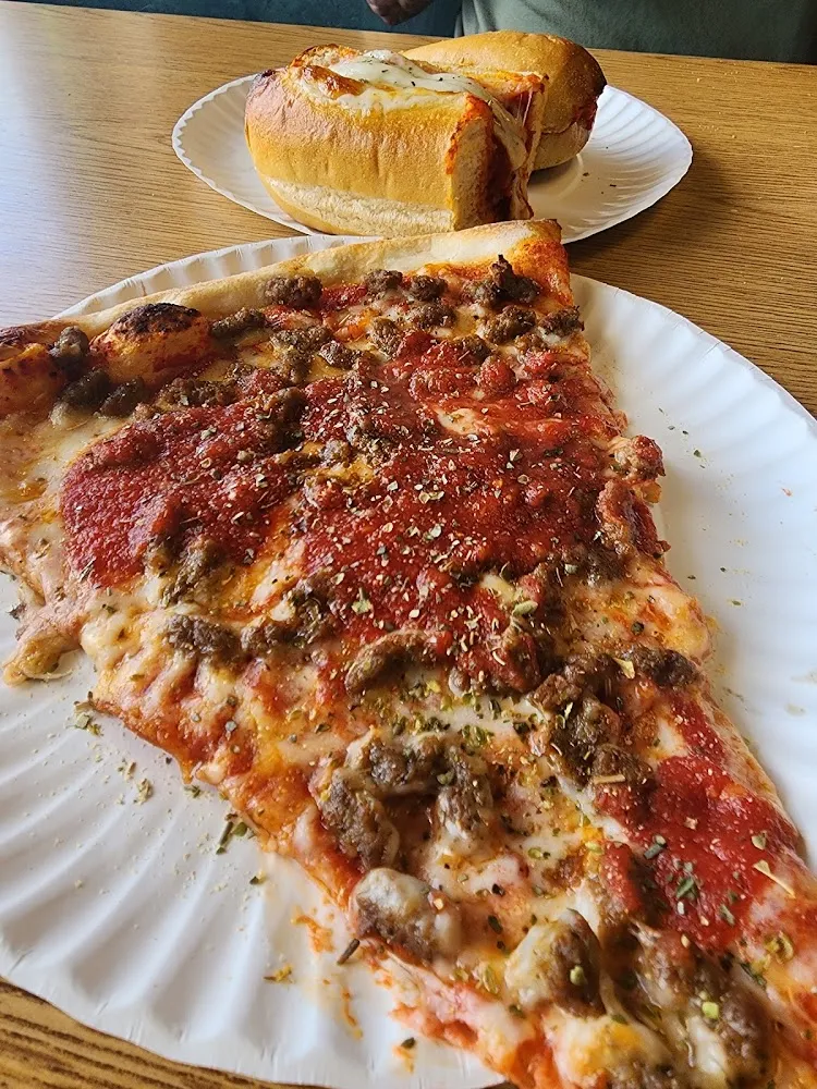 Pizza with Extra Sauce & Sausage